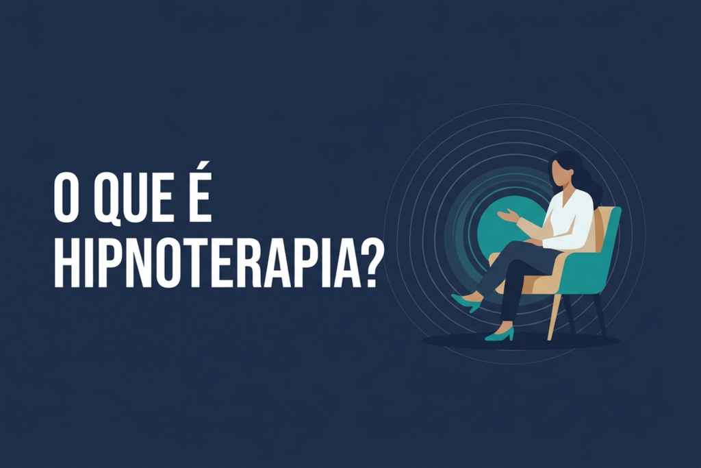 Ilustração editorial de uma conversa terapêutica com elementos que sugerem atenção focada