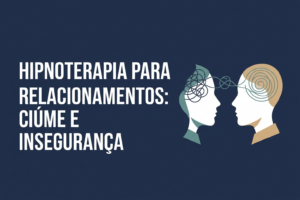 Ilustração editorial de duas pessoas separadas por formas que representam ciúme e insegurança